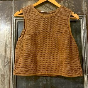 Everlane Organic Cotton Crochet Tank